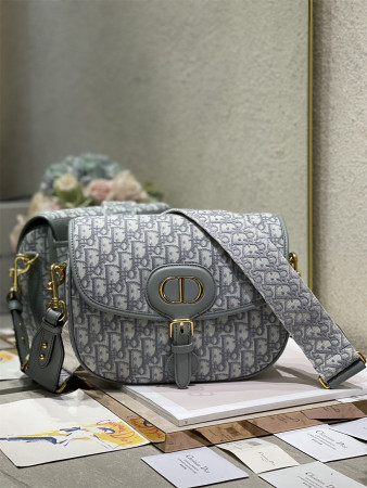 LARGE D*0r BOBBY BAG Grey D*0r Oblique Jacquard