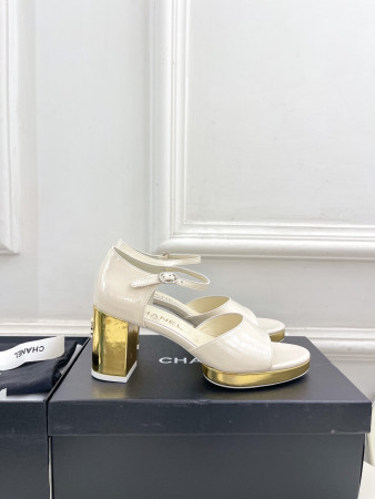 UA Ch*el HEELED SANDALS