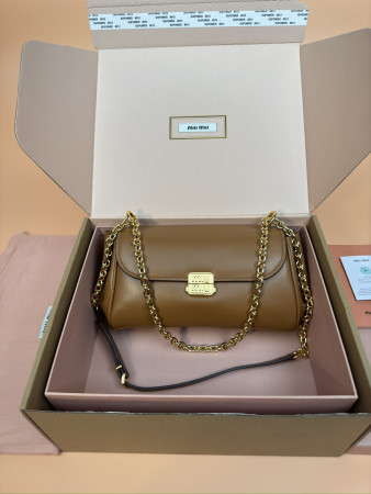 Miu Miu Leather shoulder bag 13.5x24x9cm