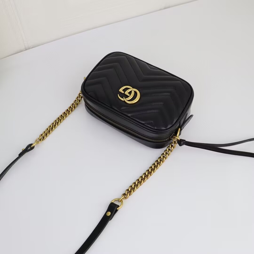 G*u*i GG Marmont mini shoulder bag 18x12x3cm