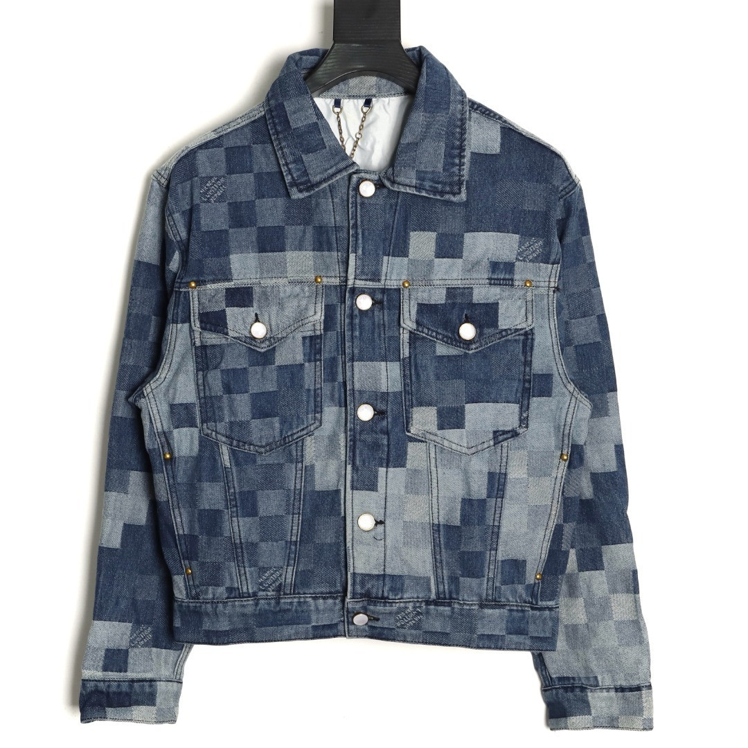 L0*is V*t0n LV 25FW Denim Jacket Suit