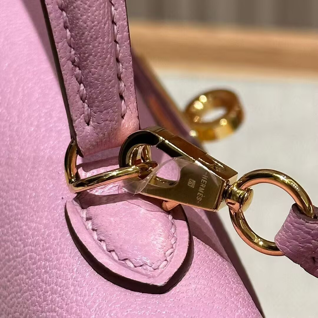 Hermès Mini Kelly Chèvre 19 19×6×12cm (20 days for customization)