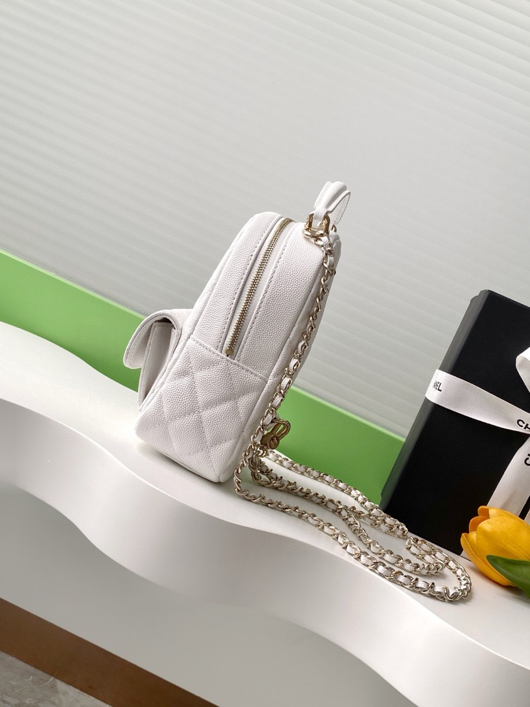 Ch*el Mini Backpack 18×13×9cm