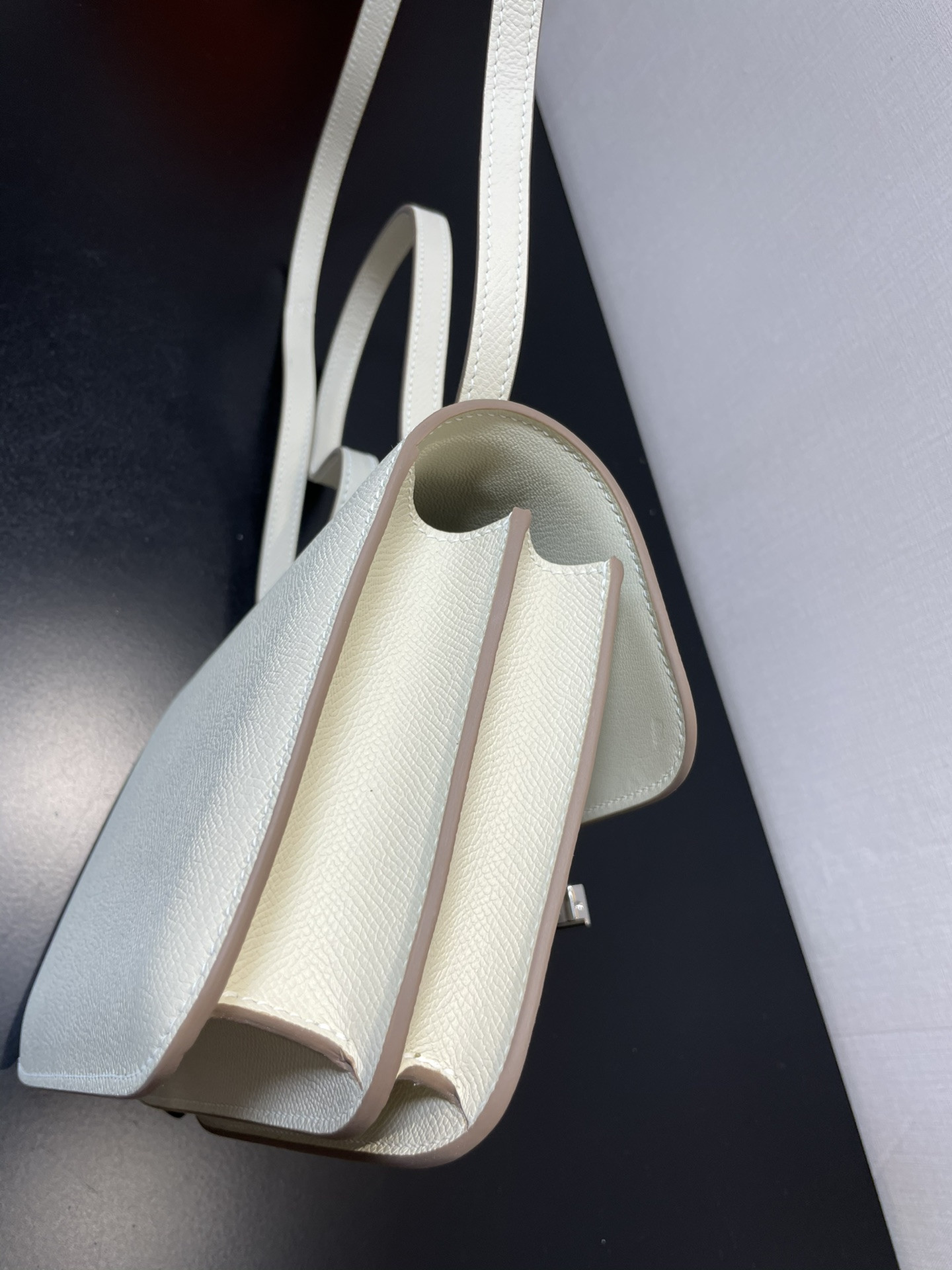 Hermès Constance 19 Epsom Silver Hardware 7.25" x 6.25" x 2.25"