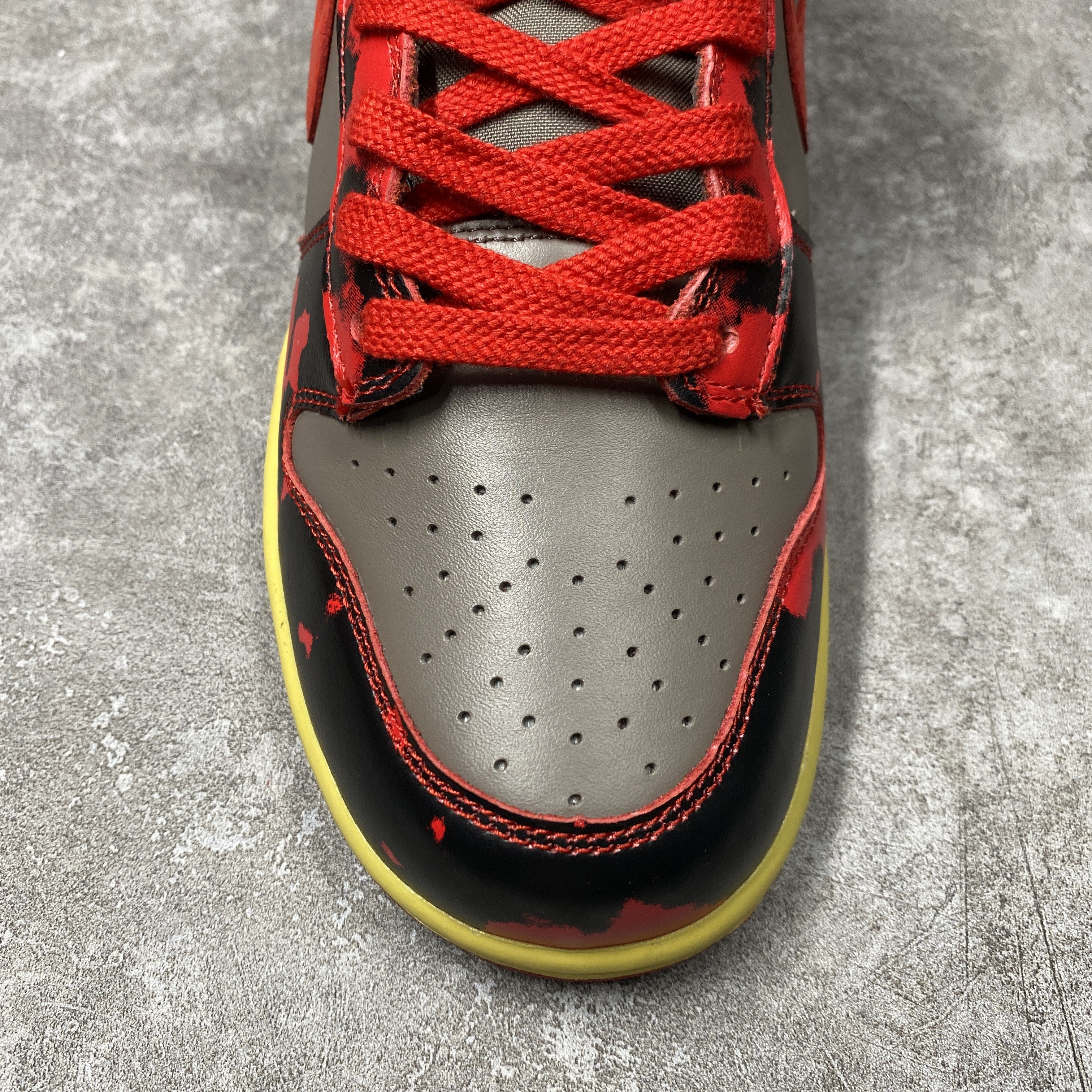 Nike Dunk High 1985 Red Acid Wash