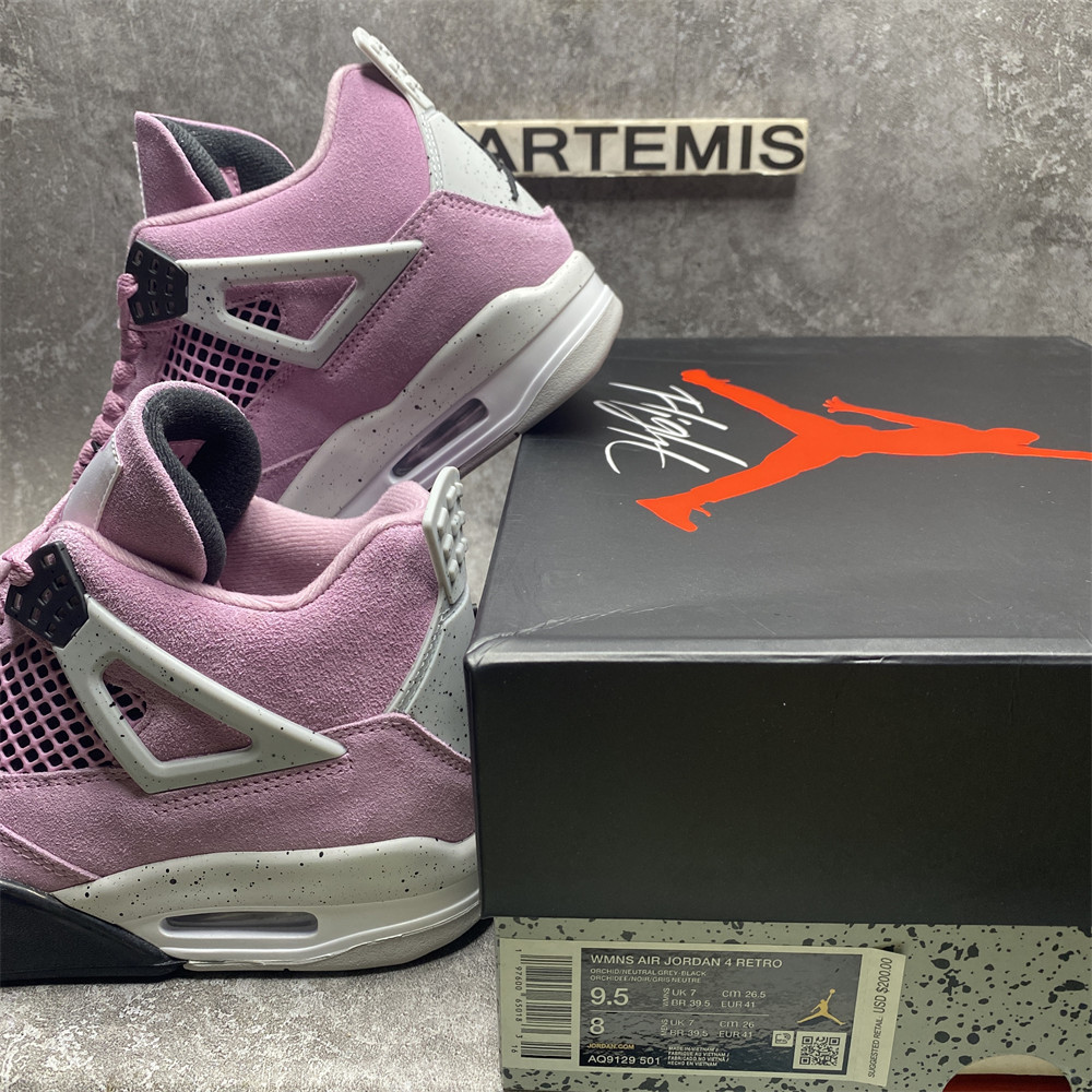 UA Jordan 4 Retro Purple