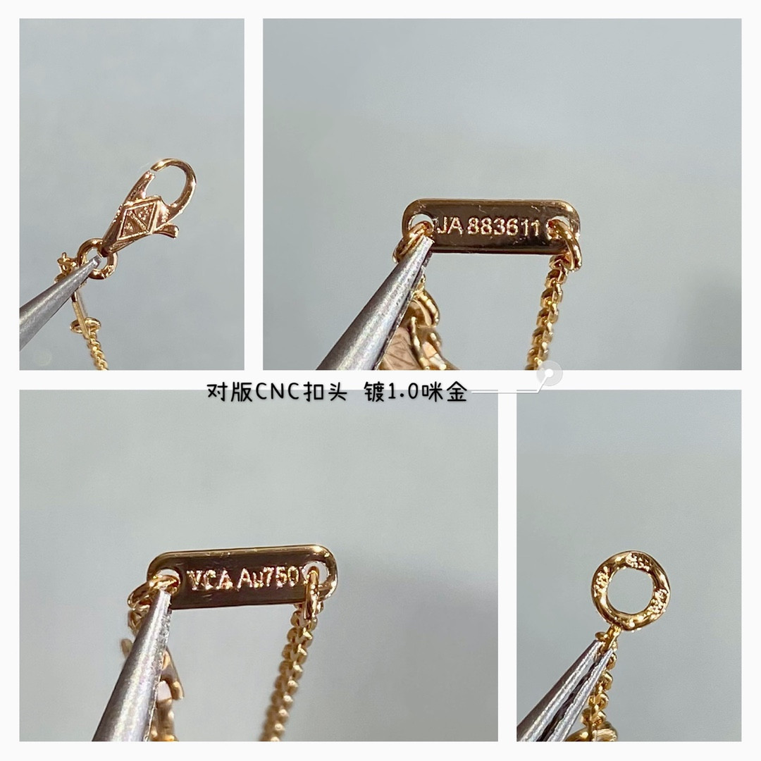 V*N CL*F & Arpels High-grade red agate heart-shaped love Bracelet