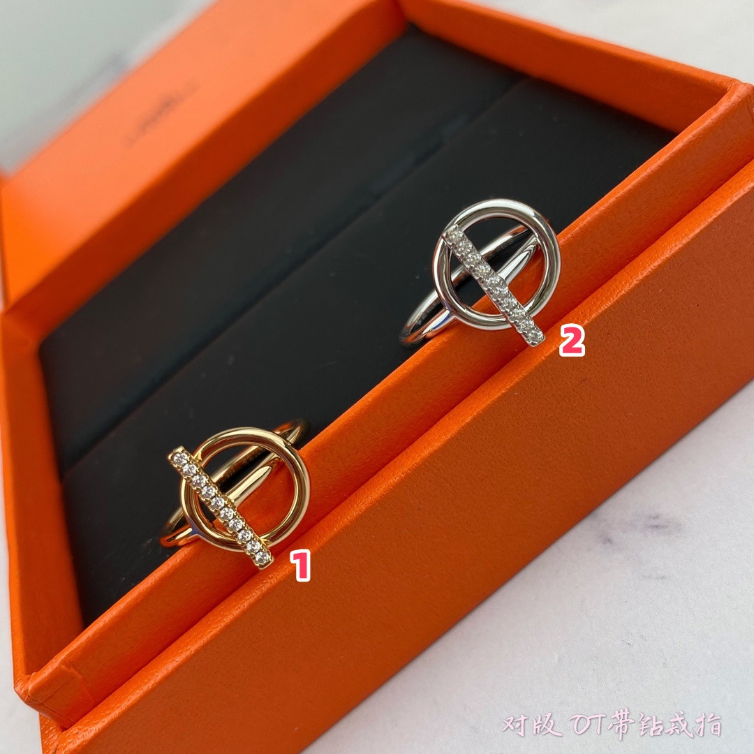 hermès ot half Di*m*nd ring