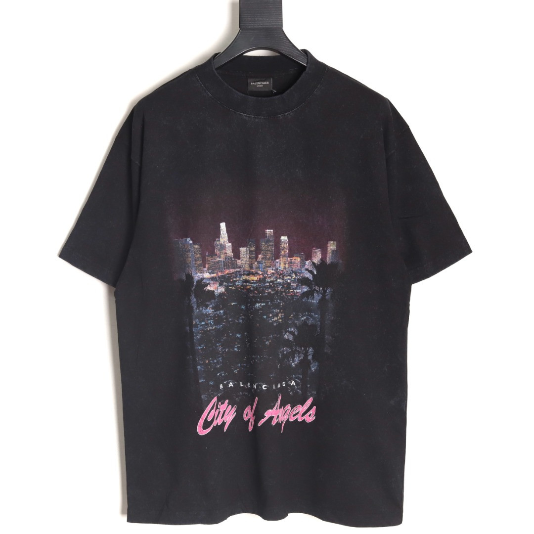 Ba*len*cia*ga Short-sleeved T-shirt