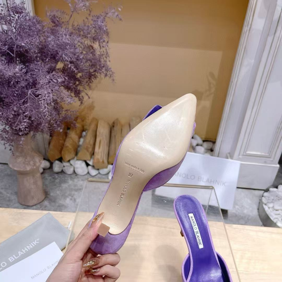 UA Manolo Blahnik Mules 7.5cm