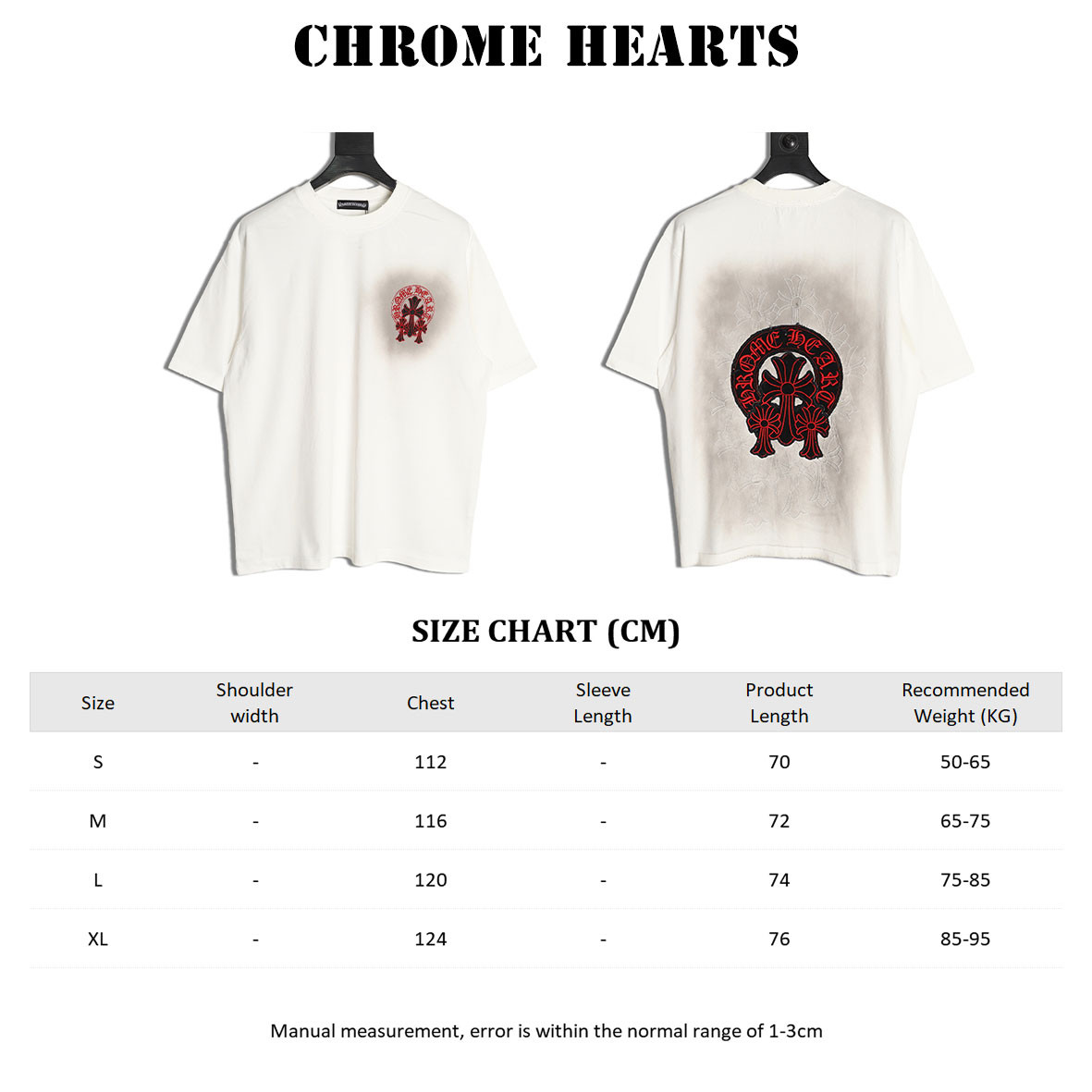 Ch**me He**ts 25SS Short-sleeved T-shirt