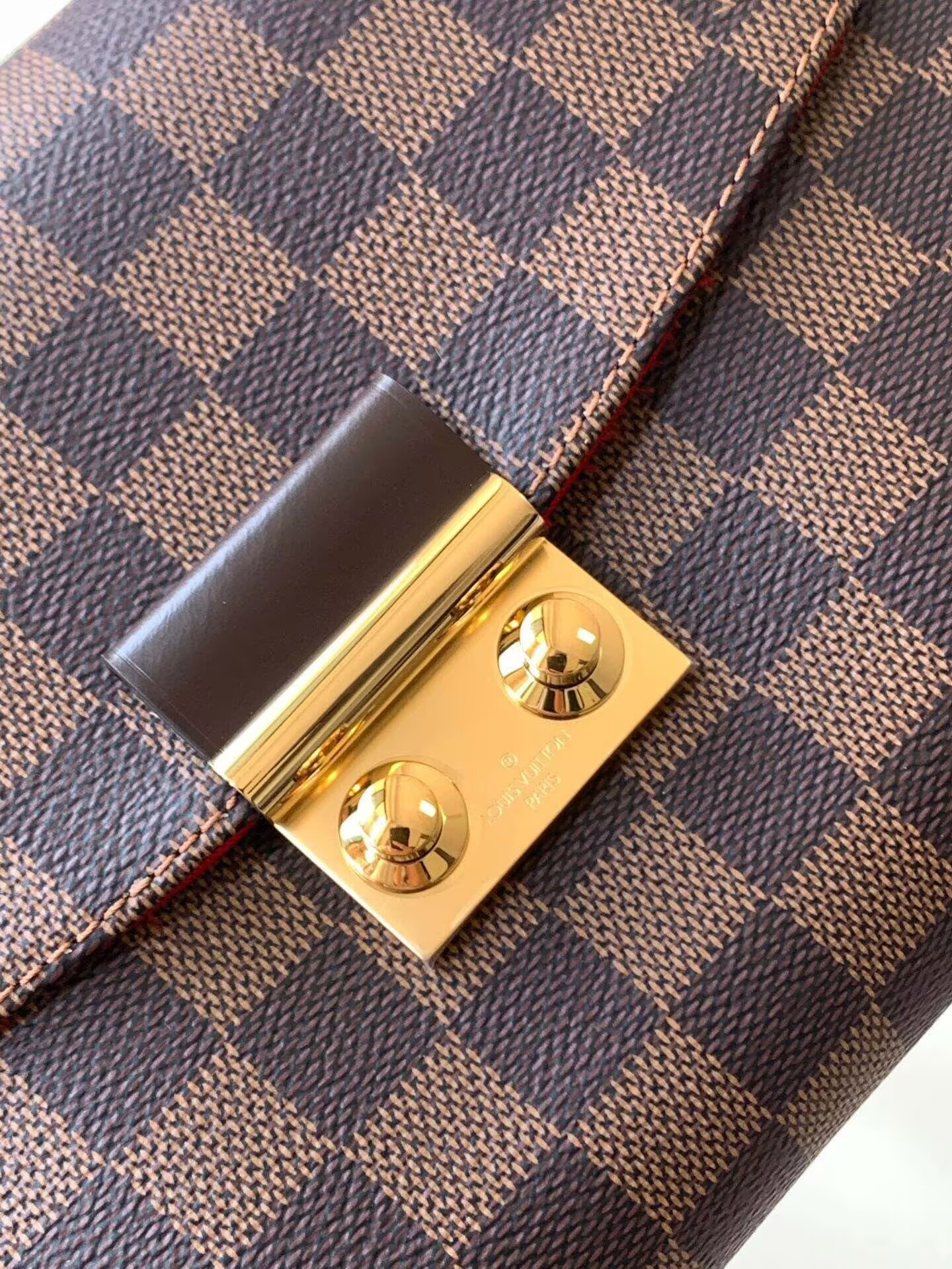 LV Damier Ebene Croisette Bag N53000 24.5x24.2x9cm