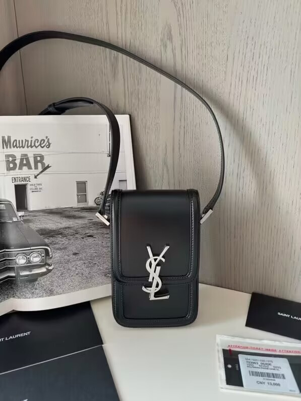 Y*L SOLFERINO MINI BAG IN SMOOTH LEATHER 18 X 11 X 5 CM