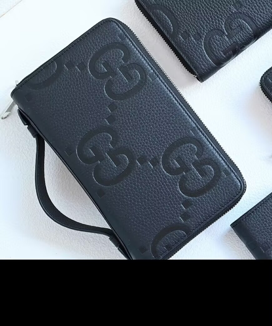 G*u*i Jumbo GG travel document case 21x13x4cm