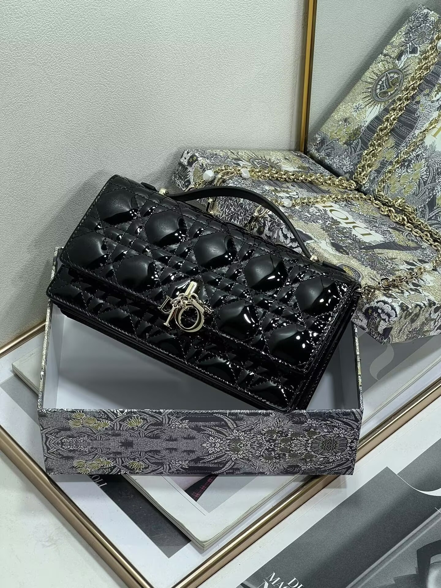 MISS D*0r MINI HANDBAG 21x11.5x4.5cm