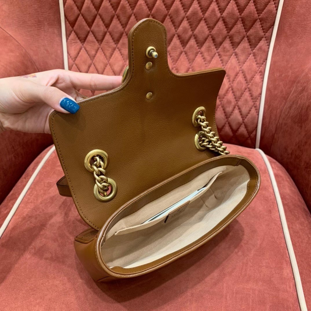 G*u*i GG Marmont mini matelasse shoulder bag 22cm