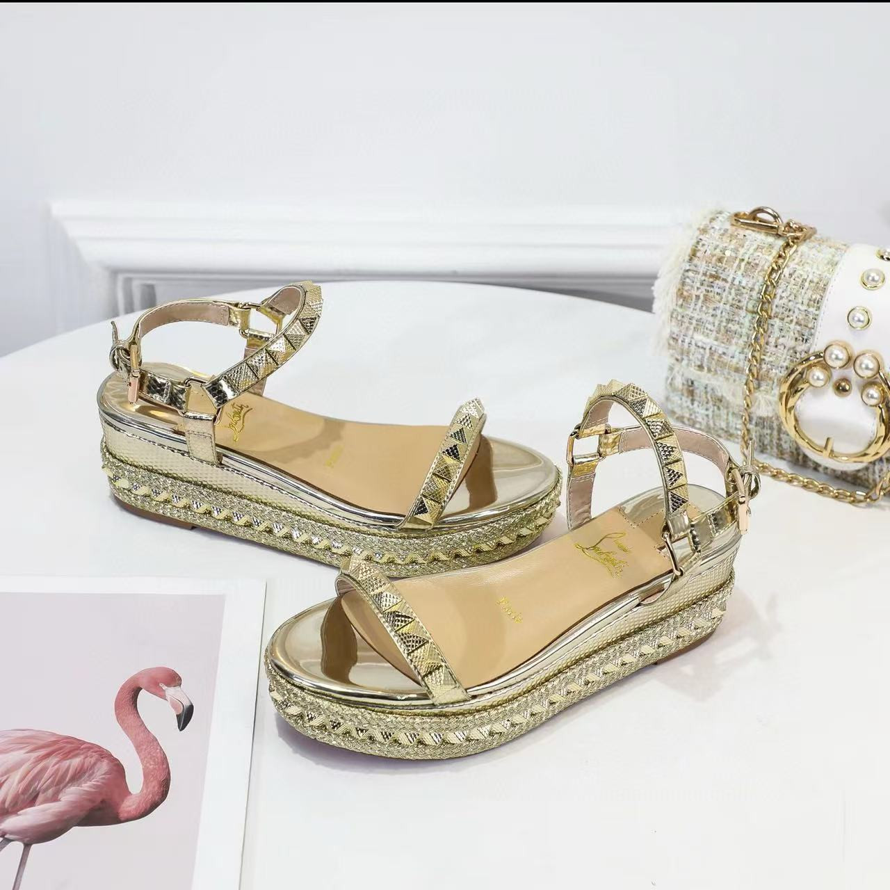 UA Ch**an Louboutin Pyraclou