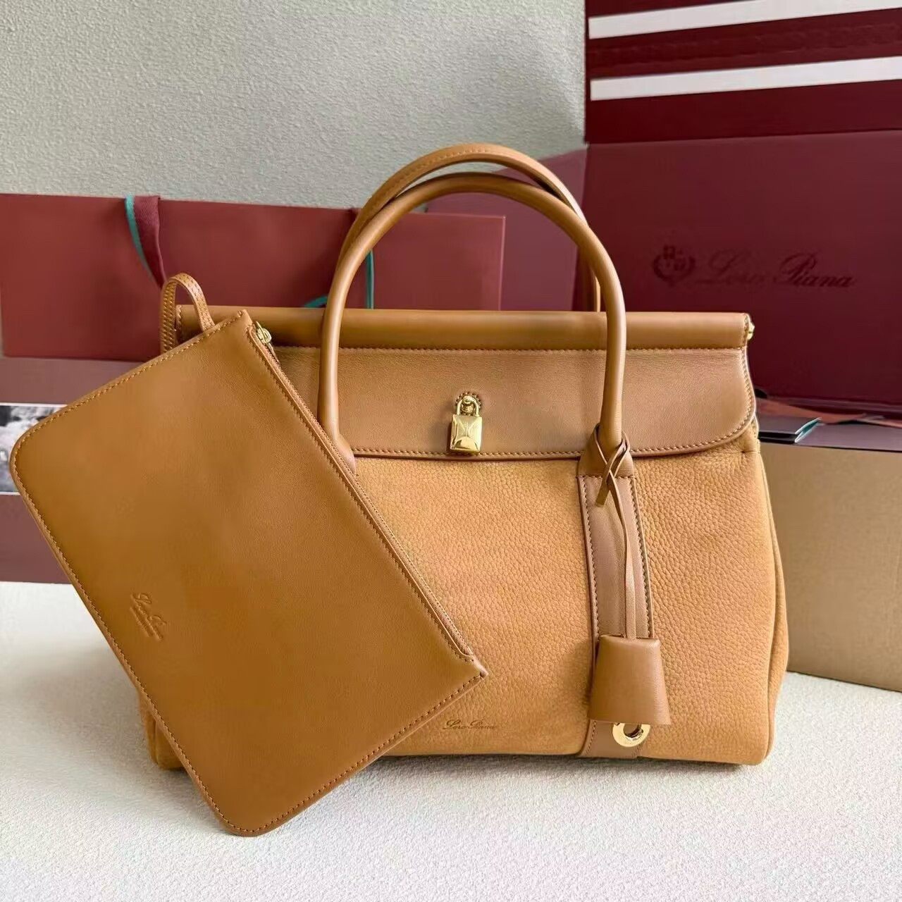 L**o p*ana Loom bag L25 25x18x12.5cm