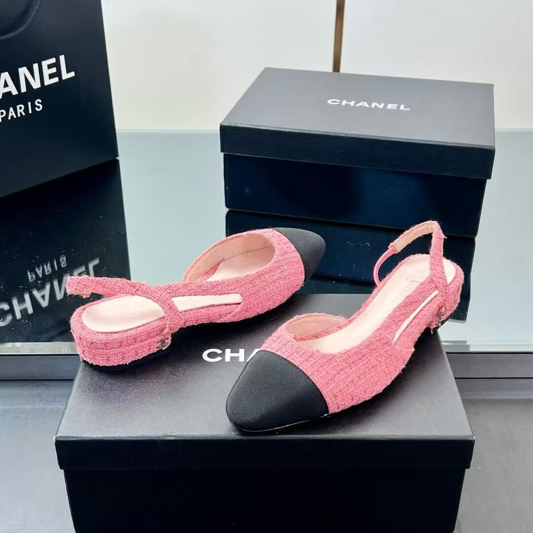 UA Ch*el SLINGBACKS FLAT