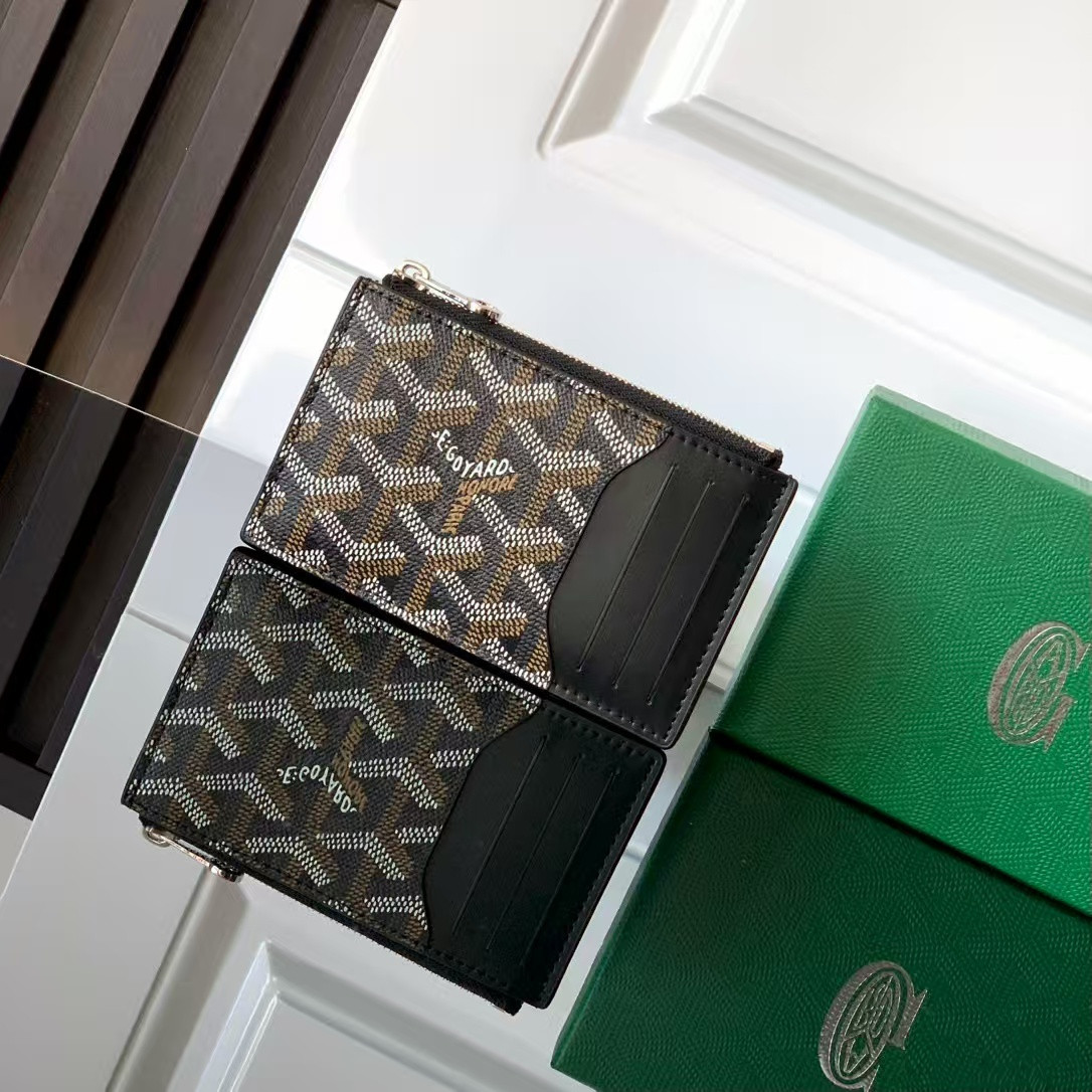 Go*ard Bourbon zipped card holder 12.5x1x8.4cm