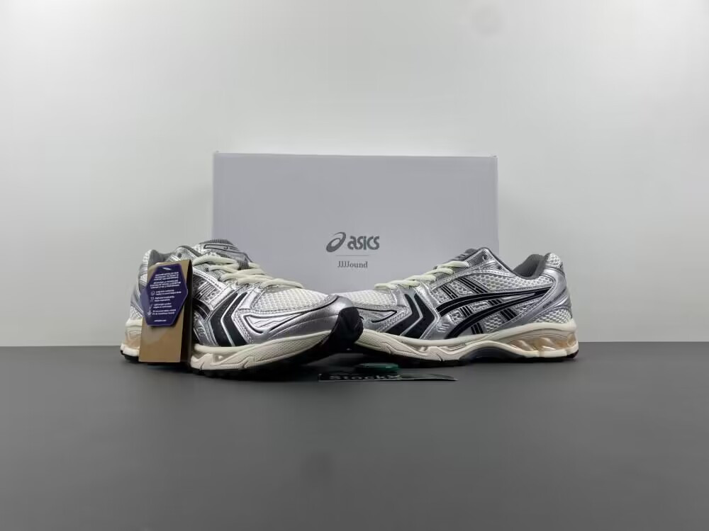 UA As*ic*s Gel-Kayano 14 JJJJound Silver Black