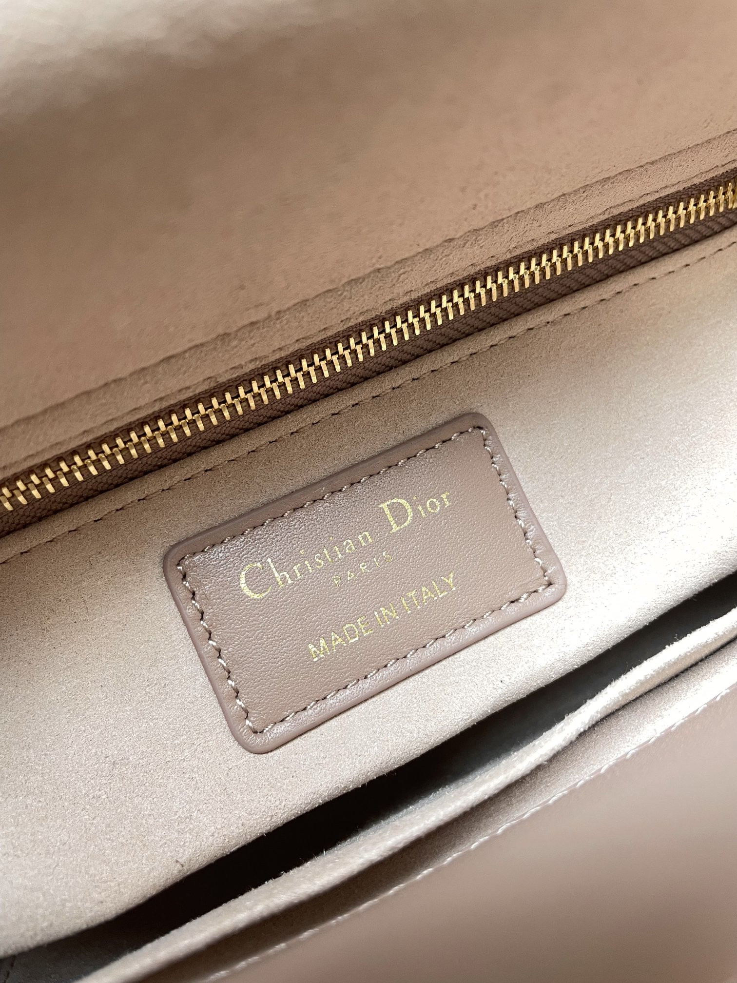 Small Lady D*0r My ABCD*0r Bag Blush 8 x 6.5 x 3 inches