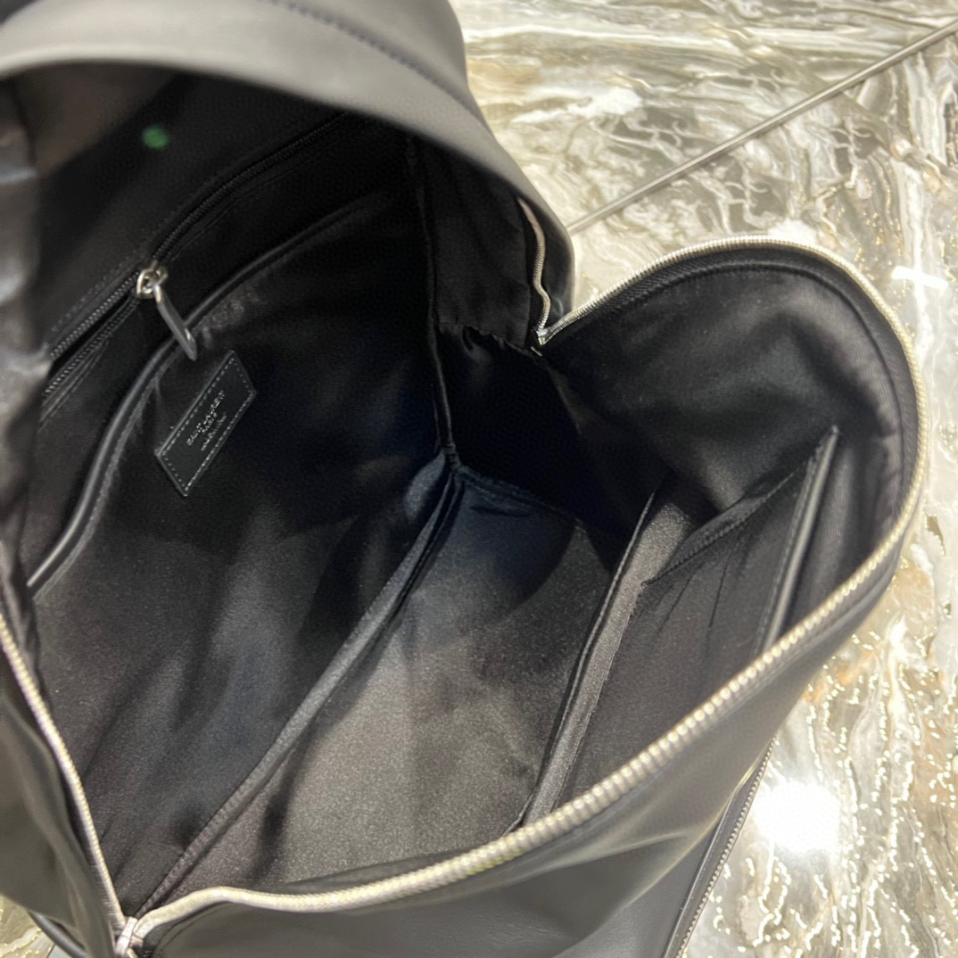 Y*L CITY BACKPACK IN CANVAS, NYLON AND LEATHER 31 X 41 X 22 CM 12.2 X 16.1 X 8.6 INCHES