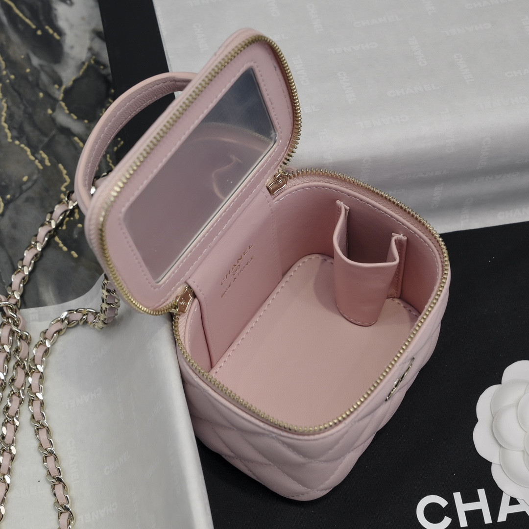 Ch*el MINI Box Bag 10x9x7cm