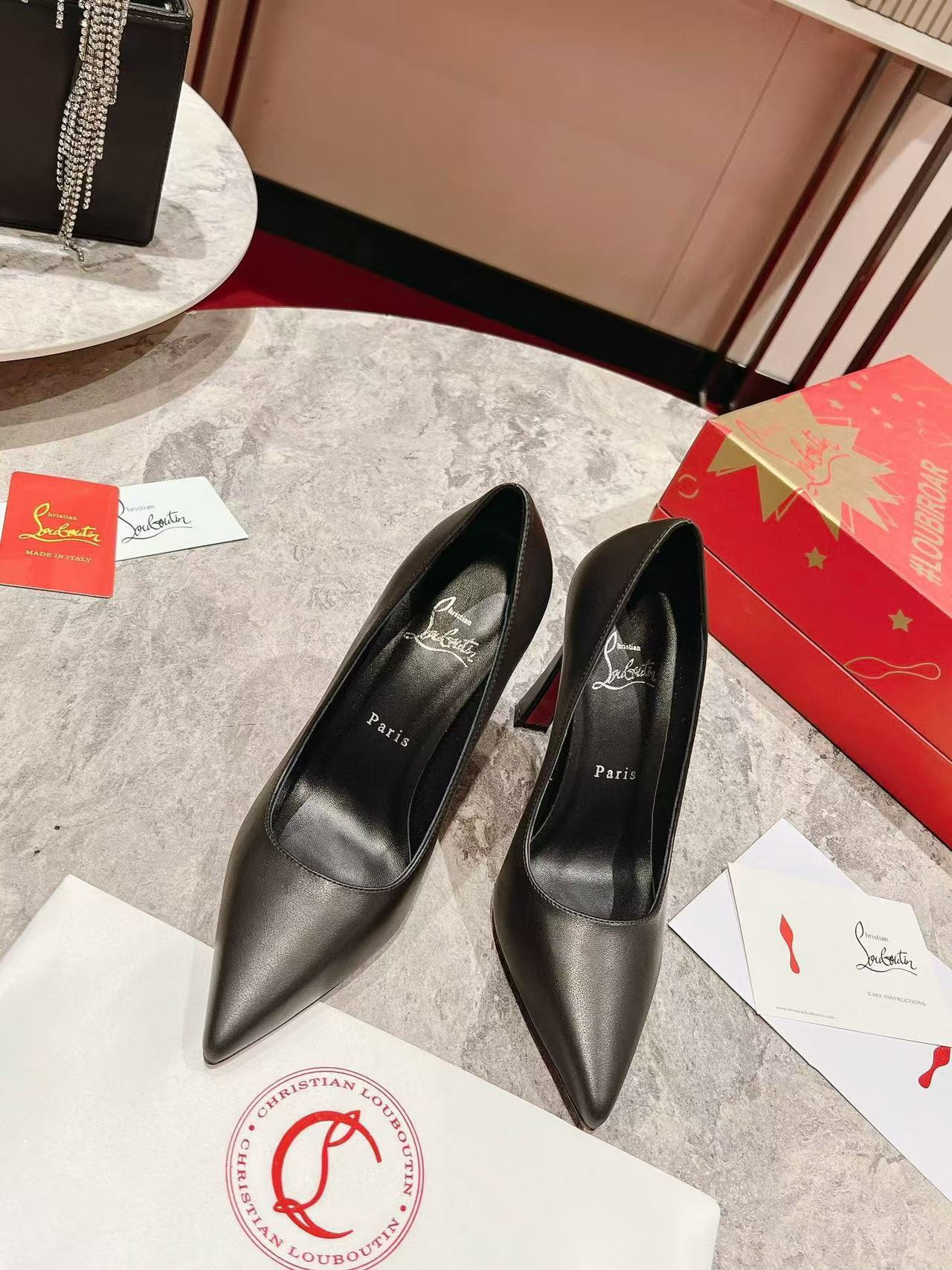 UA Ch**an Louboutin  10cm