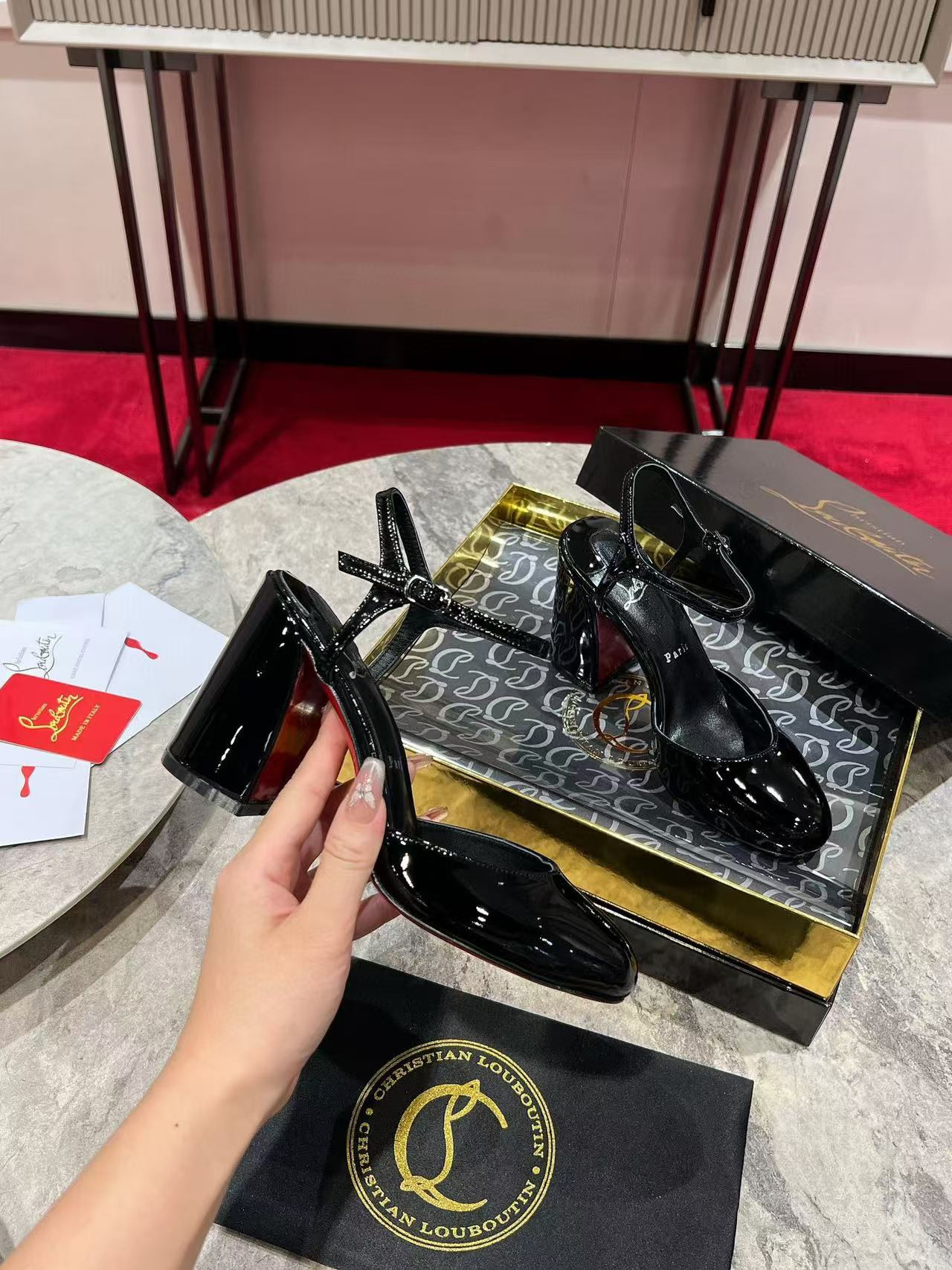 UA Ch**an LOUBOUTIN Shoes