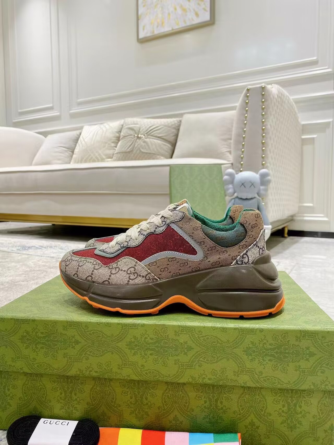 UA G*u*i GG Rhyton Sneaker