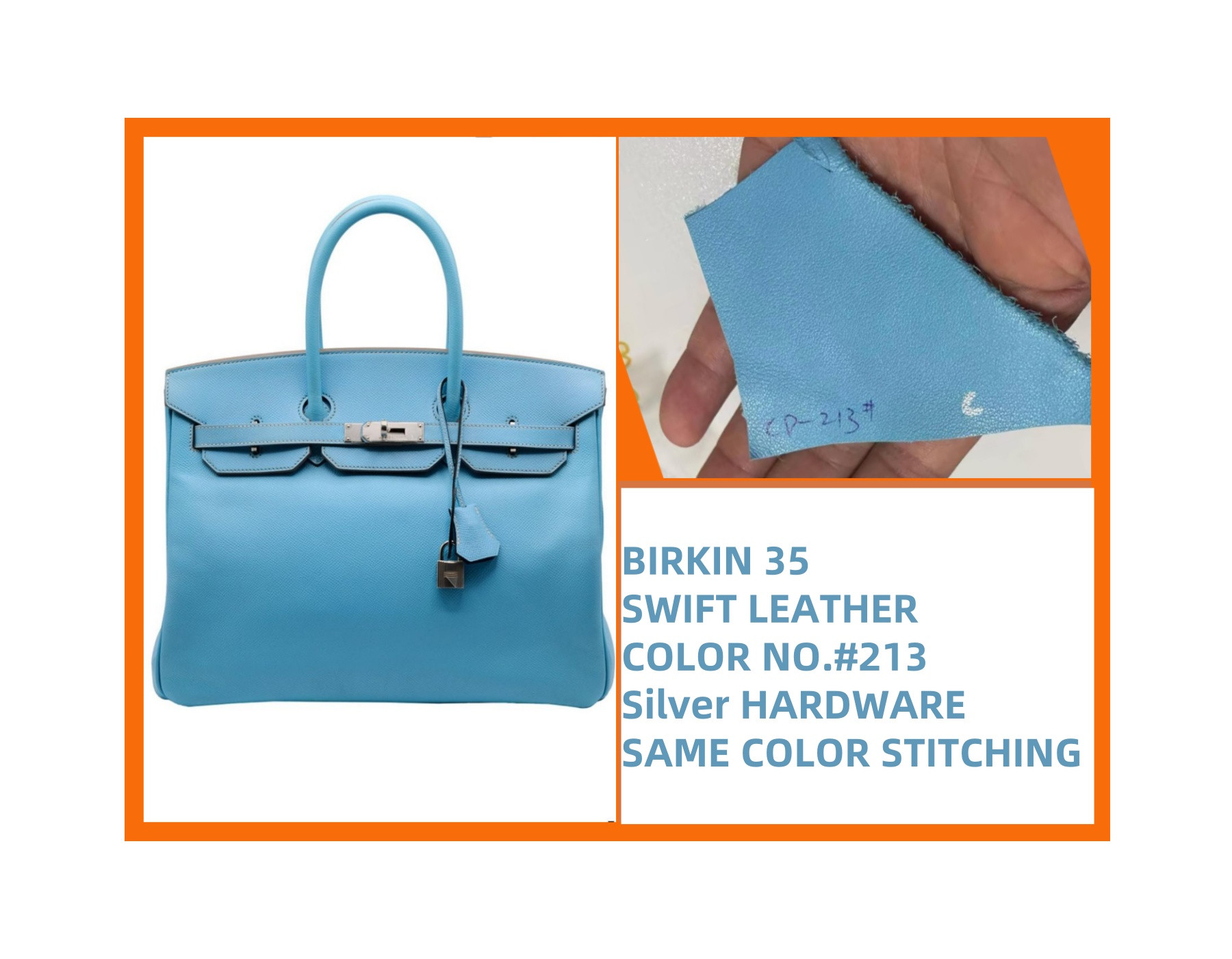 H**mes Birkin 25 30 35 40 Swift Leather (Customized, no exchange no return, about 20 days)