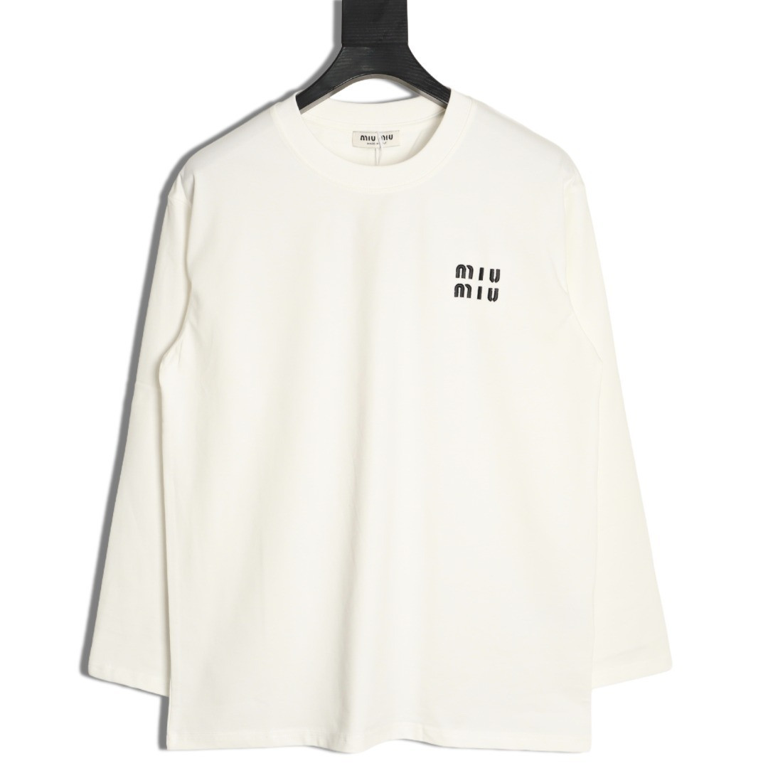 Miu Miu Long-sleeved T-shirt