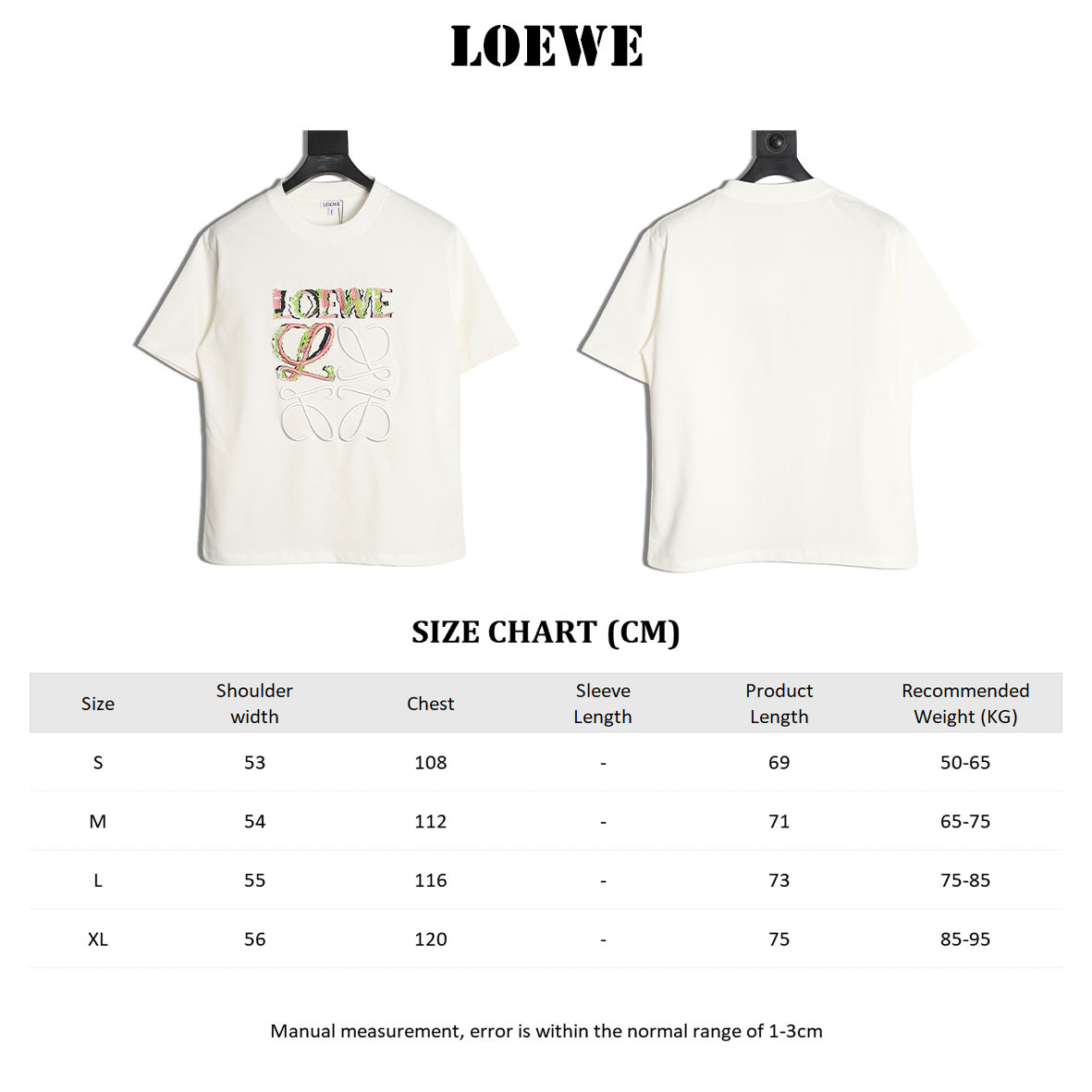 L0ew* 25SS Short-sleeved T-shirt