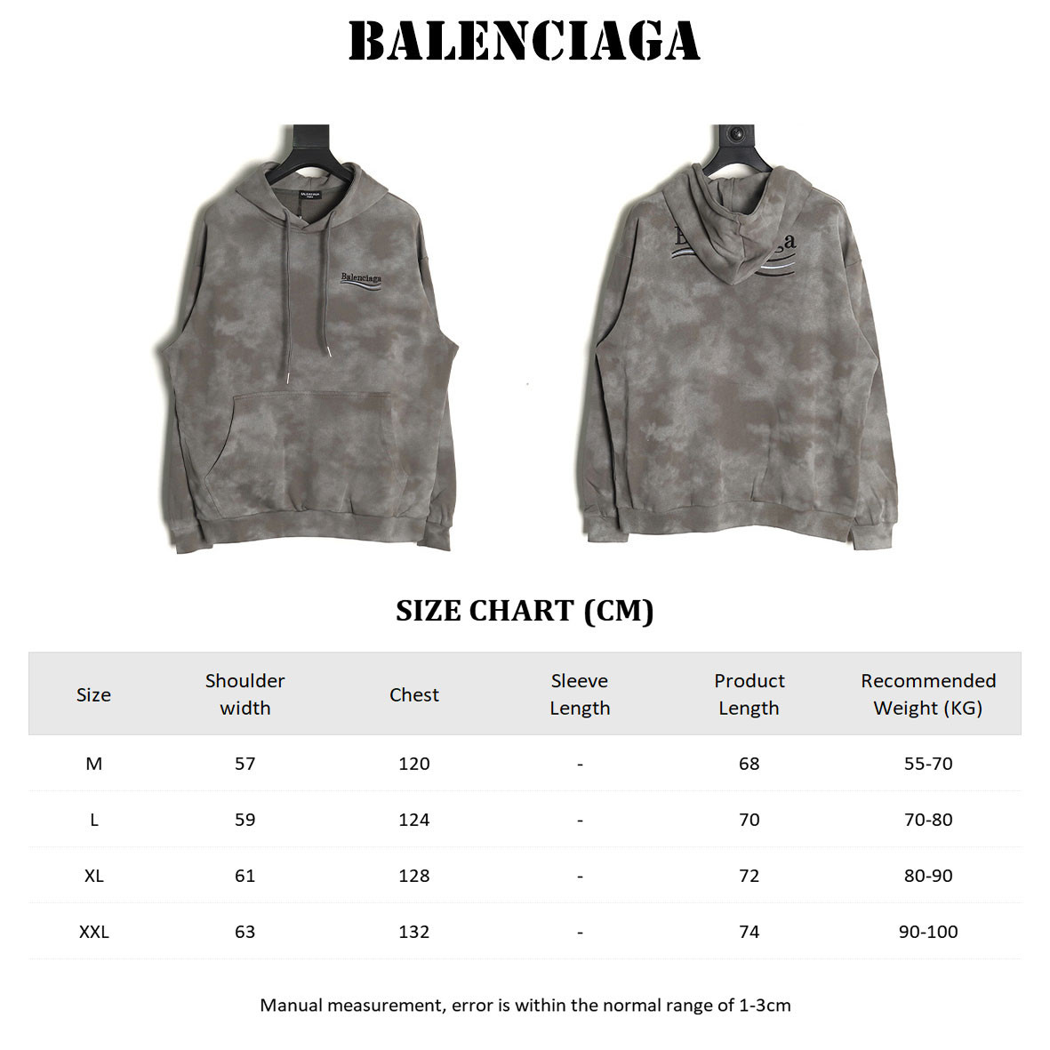 Ba*len*cia*ga 24Fw Hoodies Suit