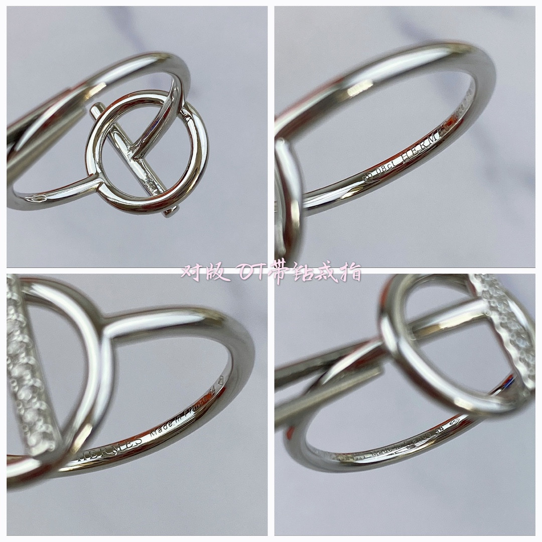 hermès ot half Di*m*nd ring