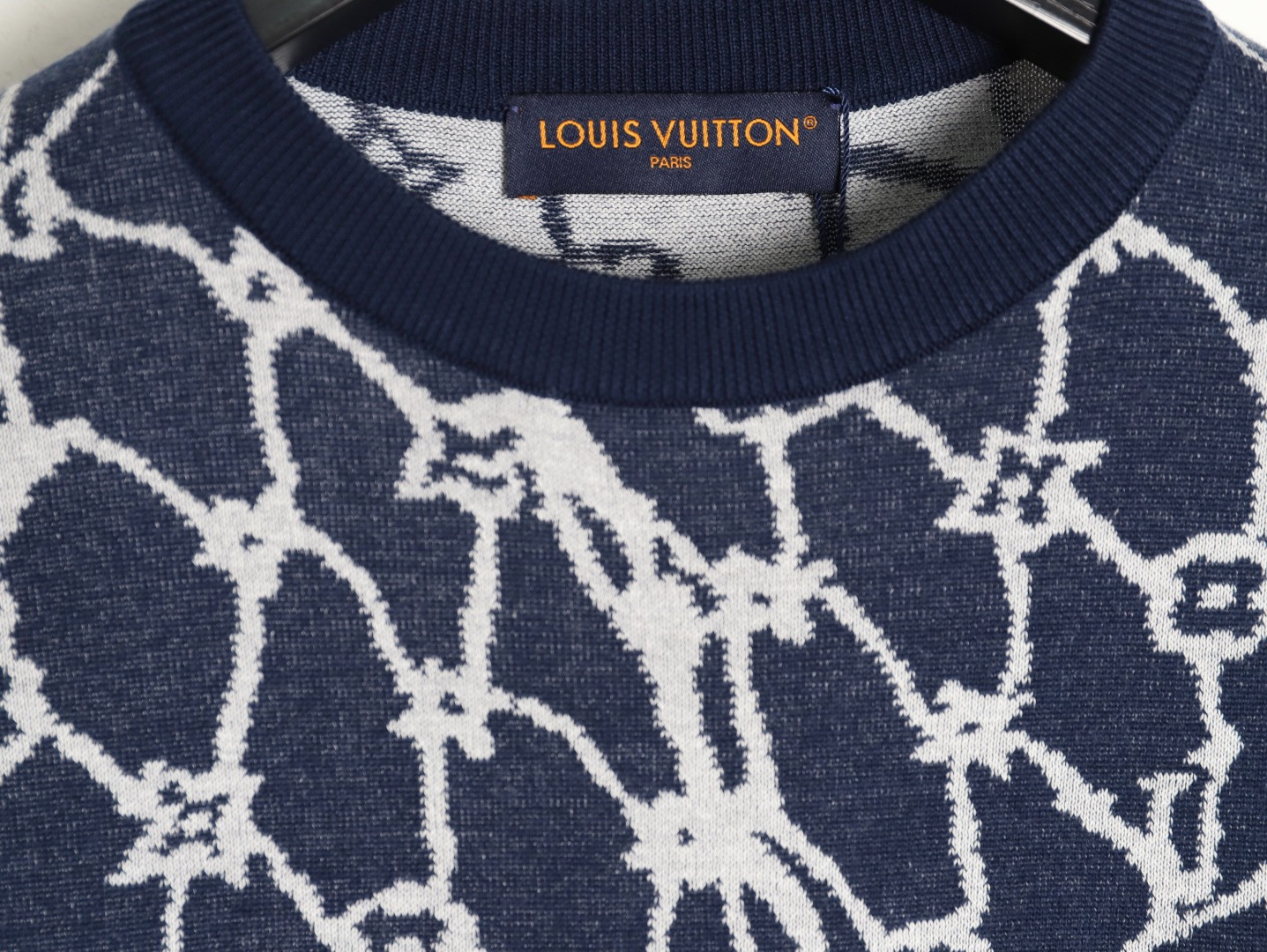 L0*is V*t0n LV 24ss knitting Short-sleeved