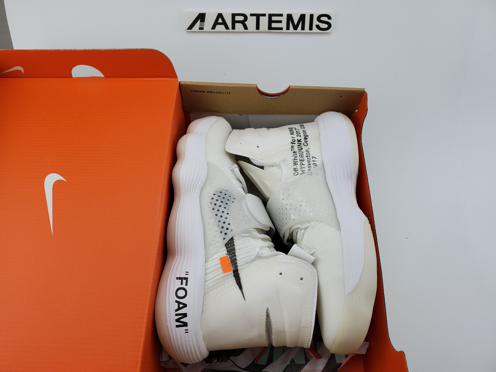 Nike React Hyperdunk 2017 Flyknit Off-White