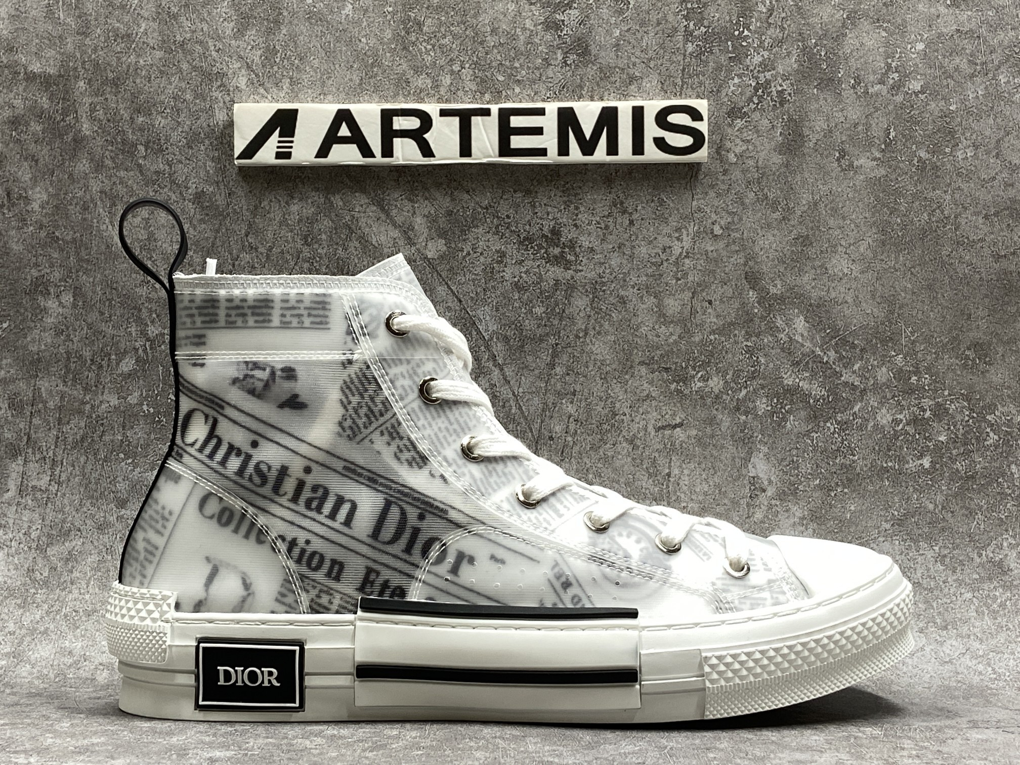 D*0r B23 High Top Daniel Asham Newspaper