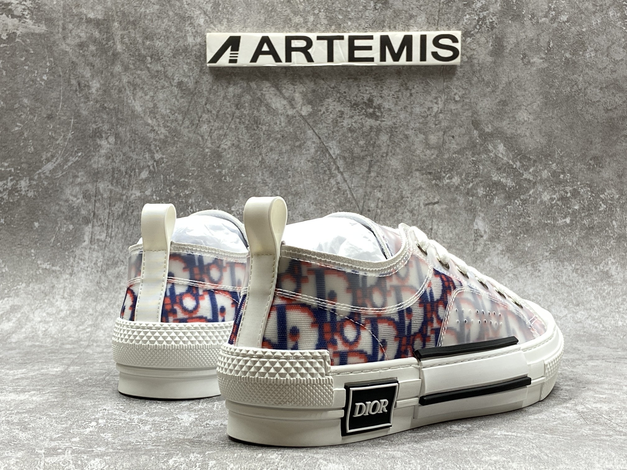 D*0r B23 Low Top Red Blue Oblique