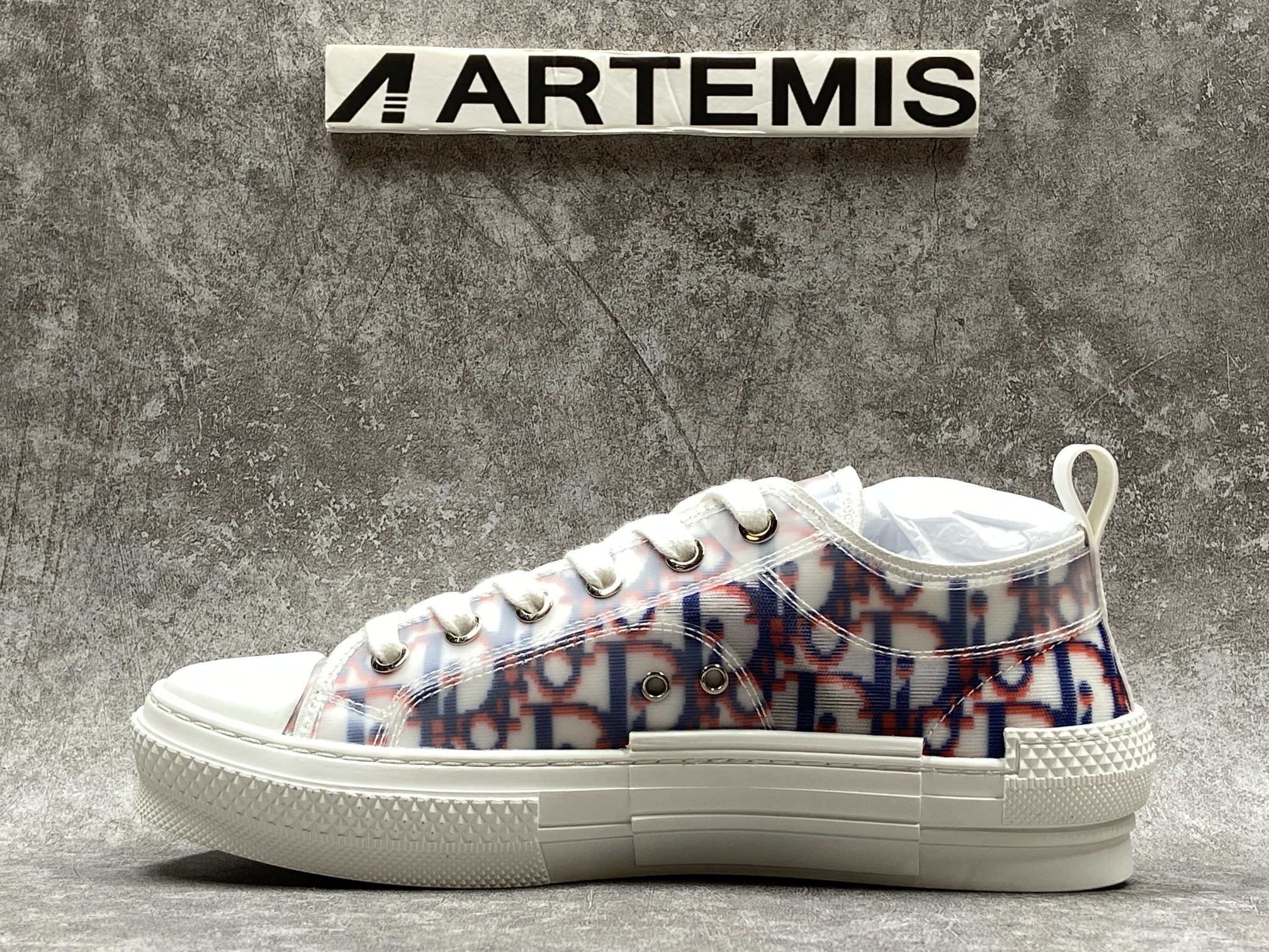 D*0r B23 Low Top Red Blue Oblique