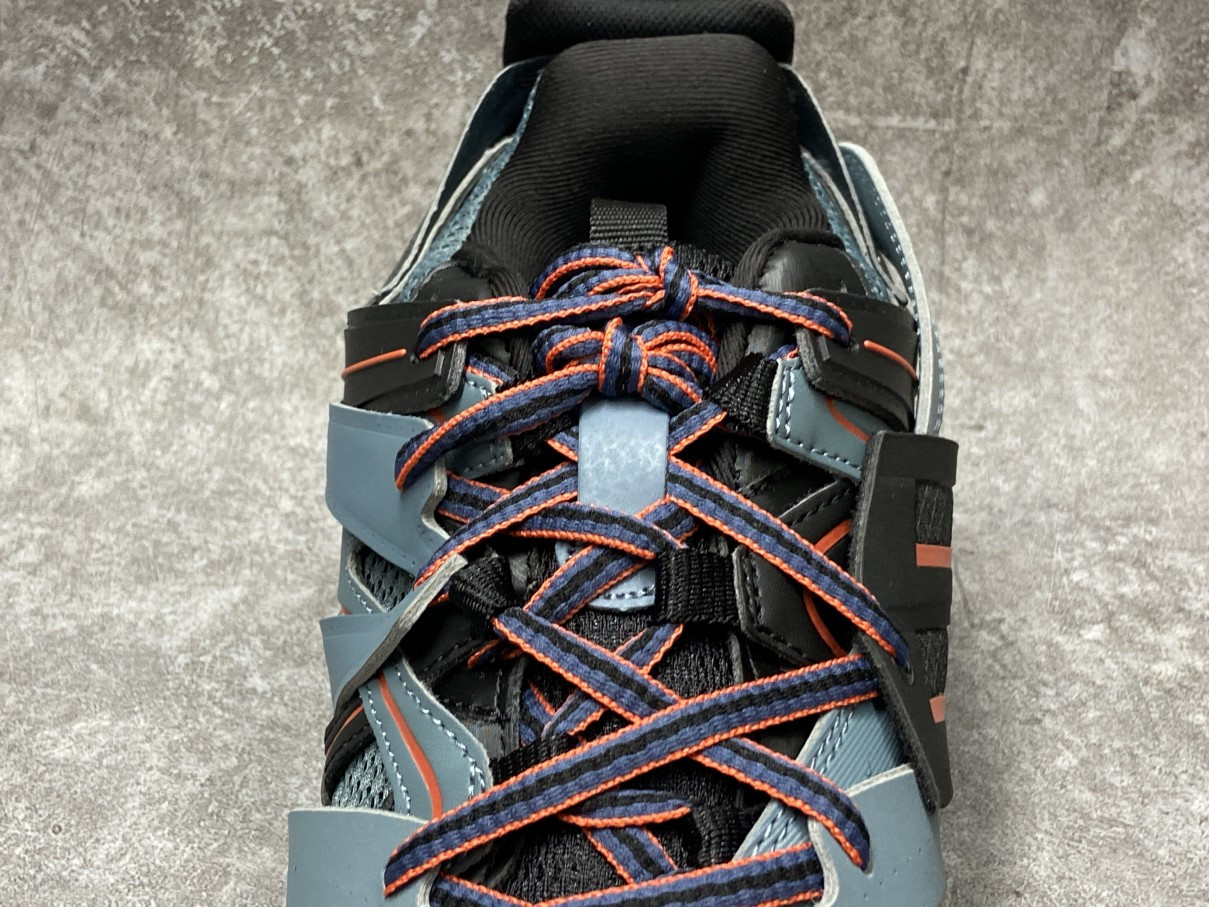 Balenciga Track Dark Grey Orange