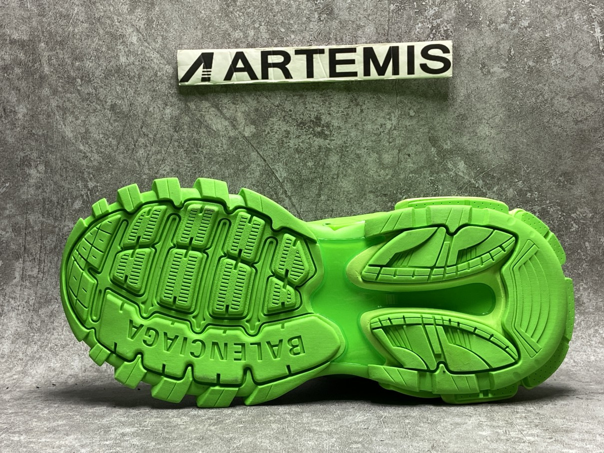 Balenciga Track Fluo Green