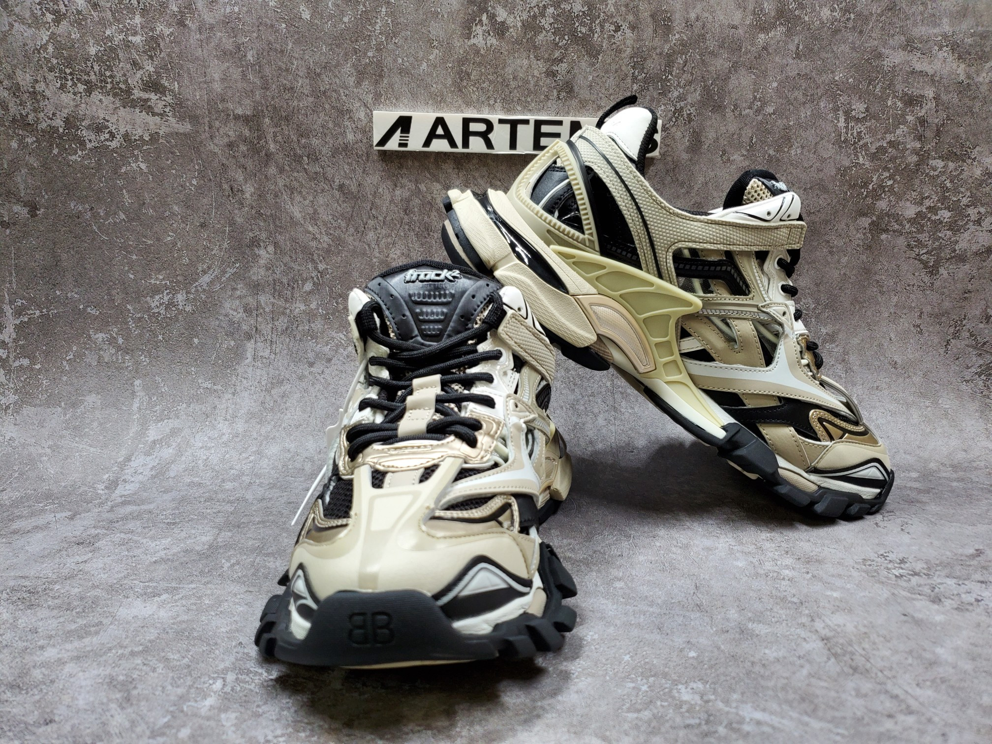 Balenciga Track 2  Black White Grey