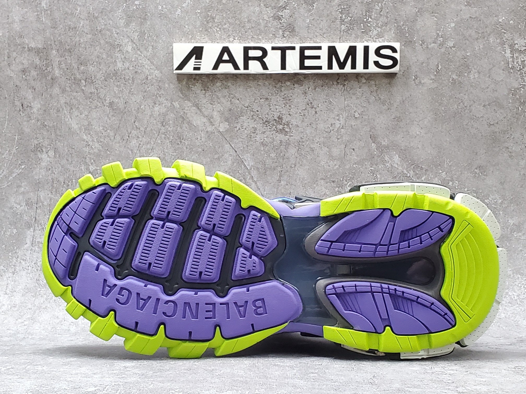 Balenciga Track 2 Trainer Purple Green