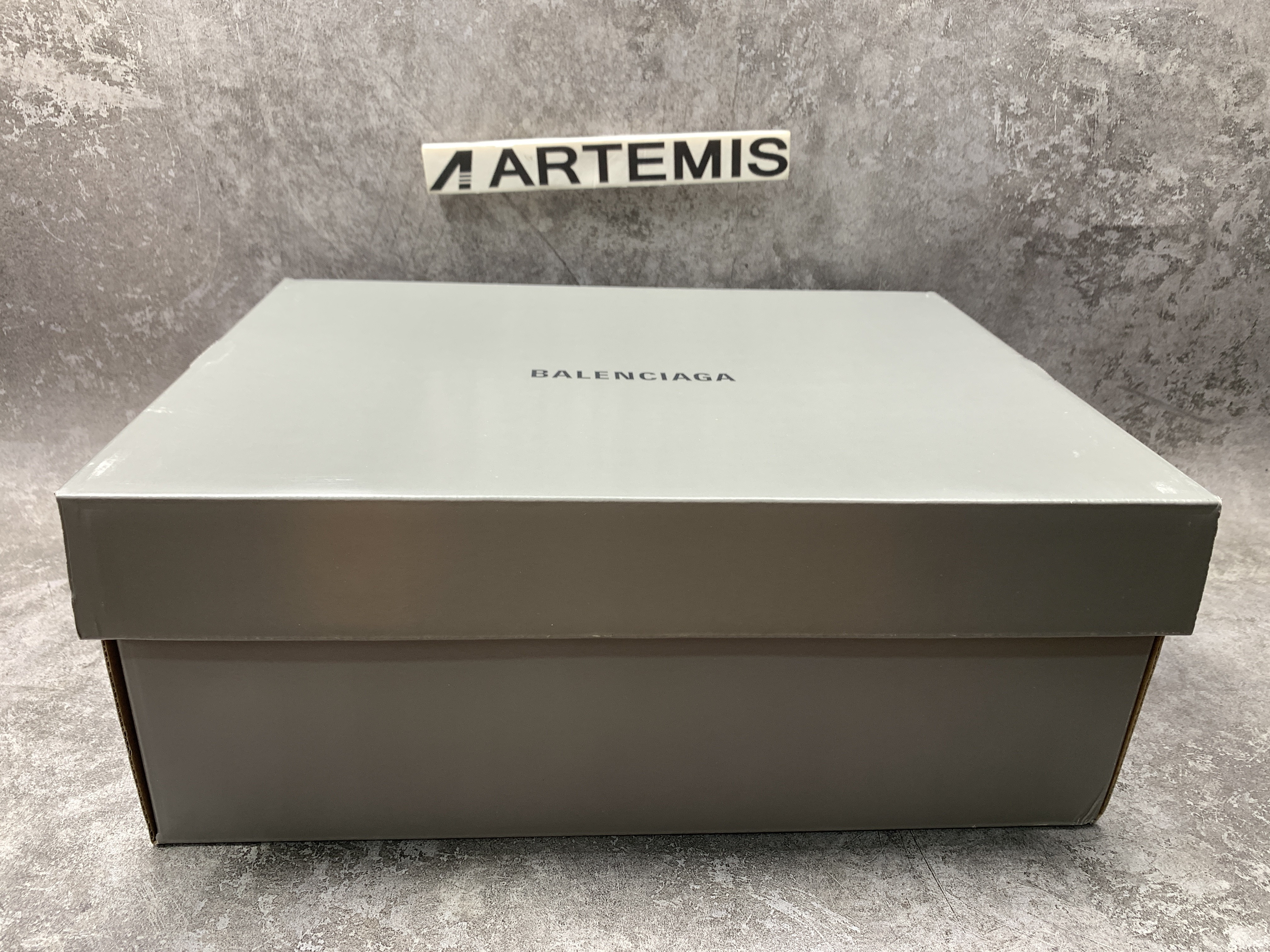 Balenciga Track Mule White Orange