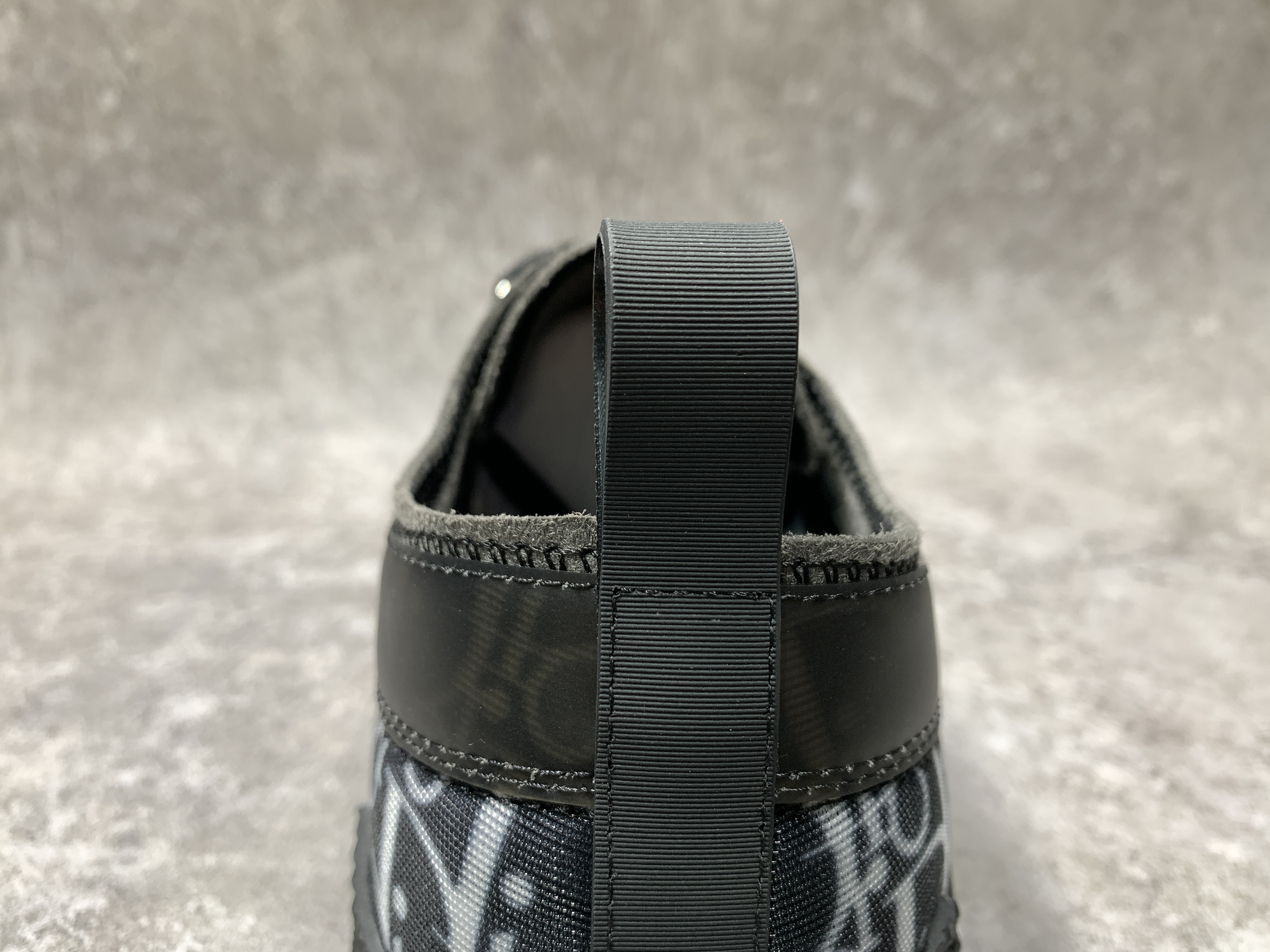 D*0r B23 Low Top Canvas Oblique Black