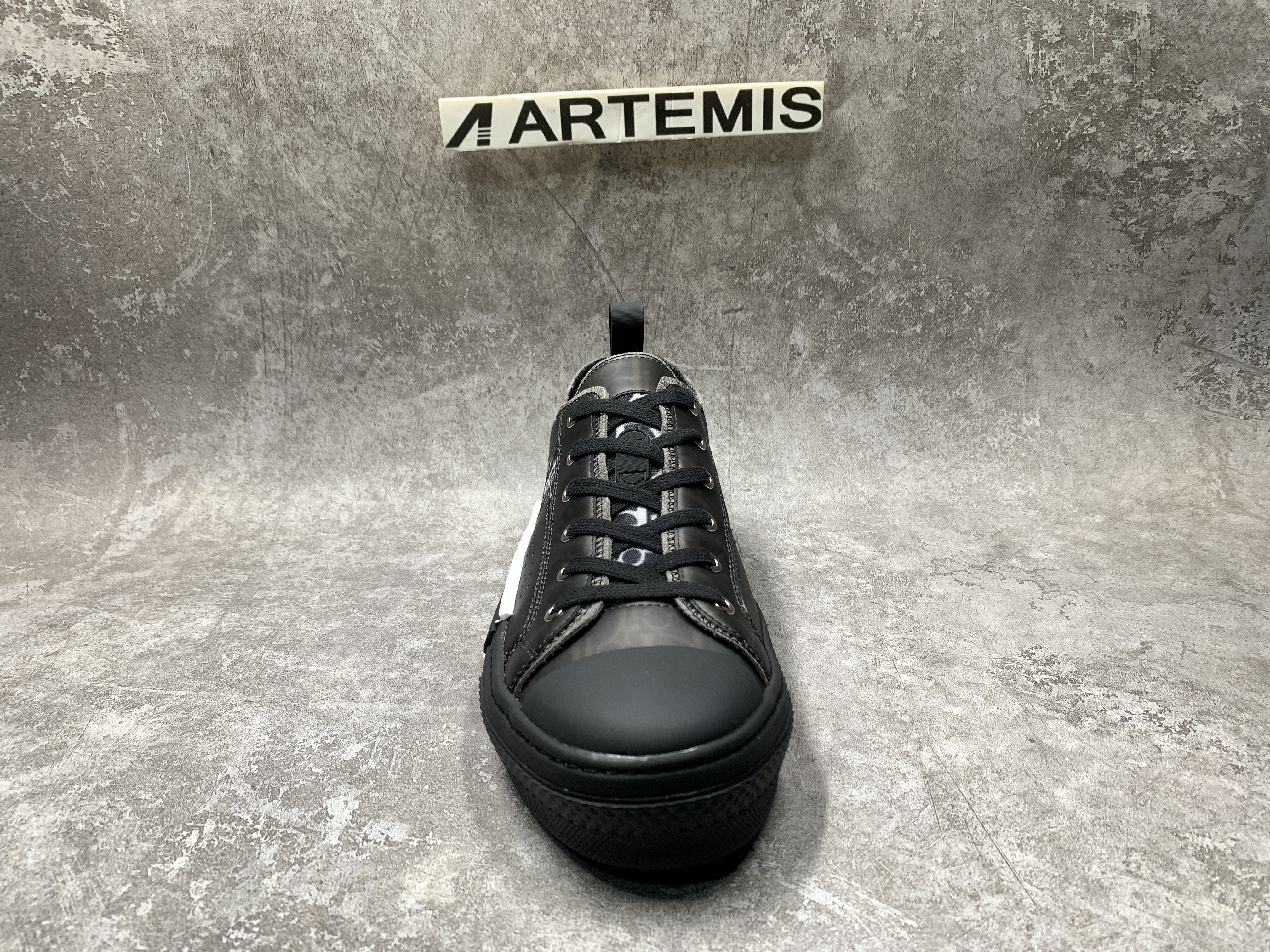 D*0r B23 Low Top Canvas Oblique Black