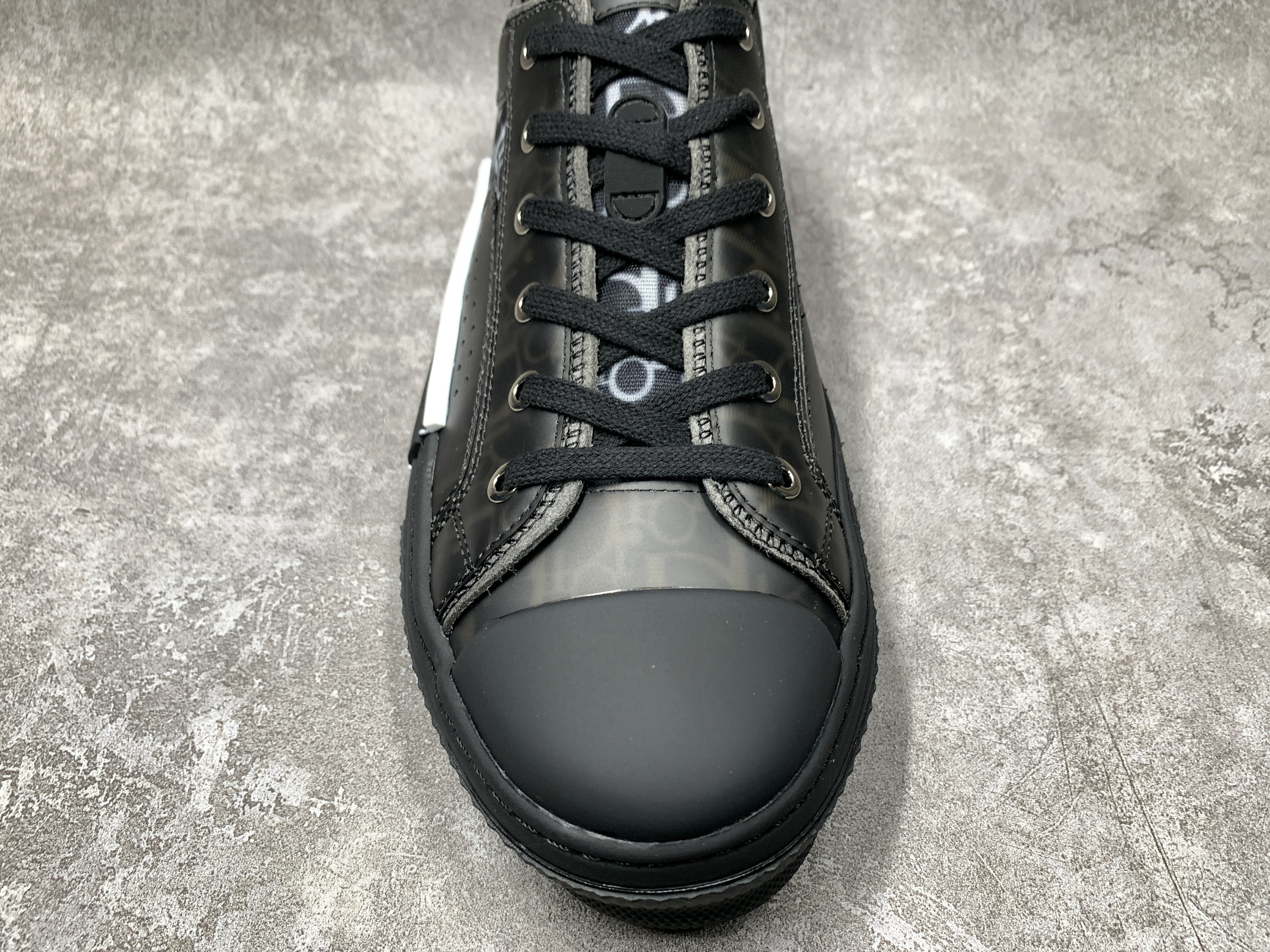 D*0r B23 Low Top Canvas Oblique Black