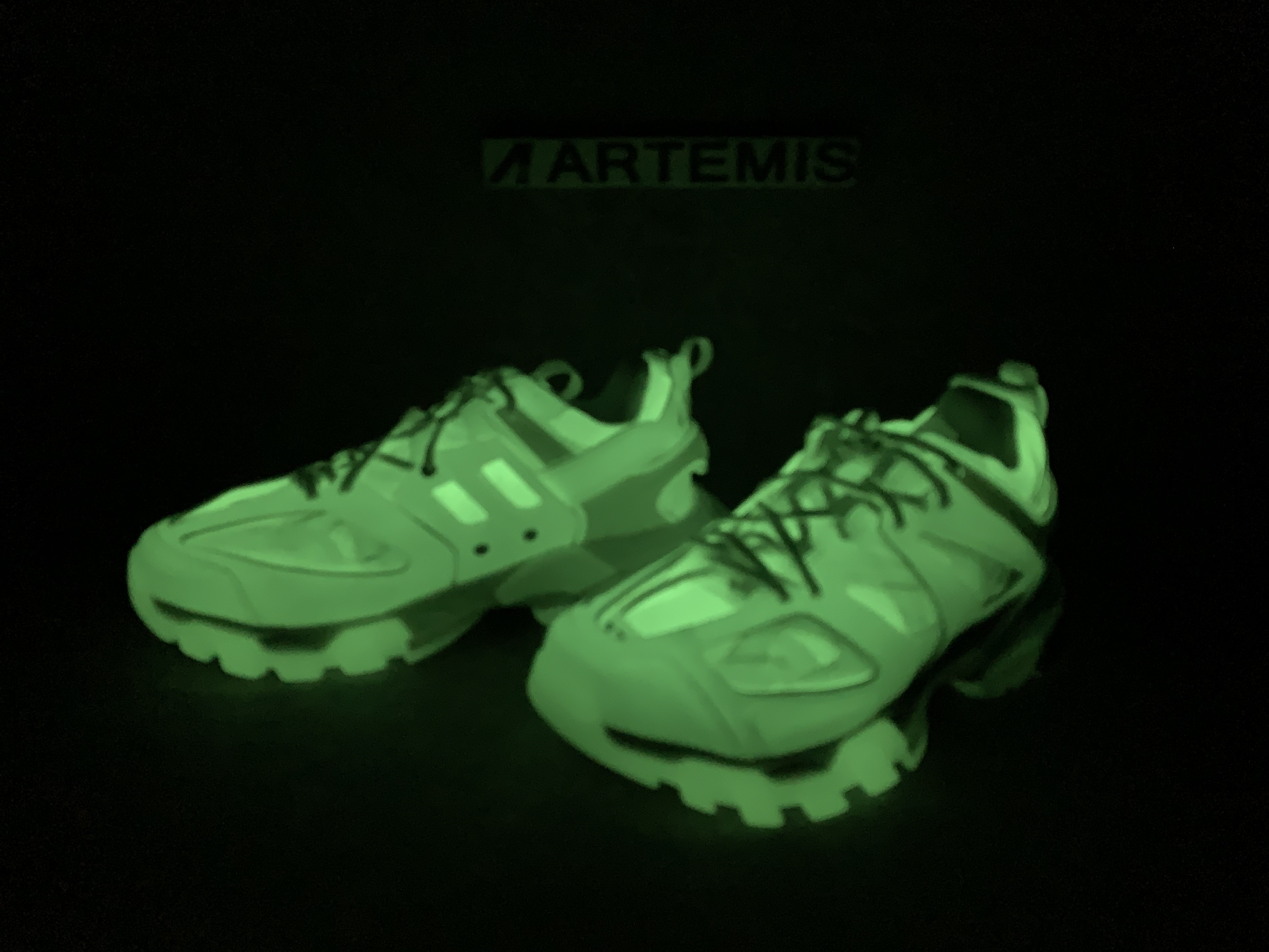 Balenciga Track Glow In Dark Sneaker